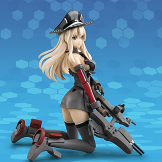 BANDAI 万代 Collection 舰娘 AGP 俾斯麦 PVC 涂装完成版