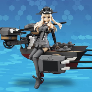 BANDAI 万代 Collection 舰娘 AGP 俾斯麦 PVC 涂装完成版