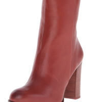  Sam Edelman Reyes 女士真皮高跟短靴