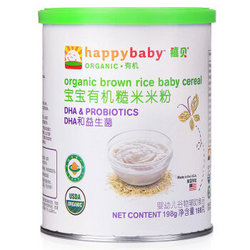 HAPPYBABY 禧贝 有机DHA糙米米粉