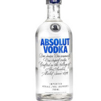 限PLUS会员：ABSOLUT VODKA 绝对伏特加 原味 700ml