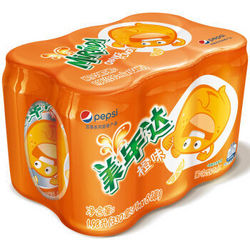 百事可乐 美年达(Mirinda) 碳酸饮料 青苹果味汽水 330ml*24罐瓶 箱装（新老包装、纸箱/塑包随机发货） *2件 +凑单品