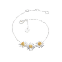 0点开始:DAISY WELLBEING 雏菊系列 925纯银18K镀金 女款手链