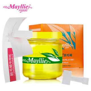 Mayllie 玛贝拉 脱毛蜜蜡 120g+蜡纸刮板