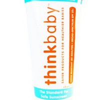 限中亚Prime会员：thinkbaby 辛克宝贝 Safe Sunscreen SPF 50+ 宝宝防晒霜 177ml*2支