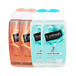femfresh 芳芯 女性私密洗护液 （洋甘菊香型*2+温和无皂*2 ）*2套