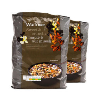 waitrose 枫糖坚果什锦早餐麦片 1Kg*2袋