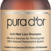 限中亚Prime会员：pura d'or Premium Organic Anti-Hair Loss 有机坚果油防掉发洗发露 473ml