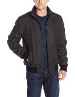 限L码：Calvin Klein Wool Bomber 男士羊毛混纺夹克