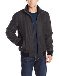 Calvin Klein Wool Bomber 男士羊毛混纺夹克