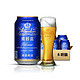 限地区：泸州老窖 奥普蓝 原浆啤酒 320ml*6罐(蓝罐)  六连包