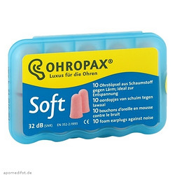 OHROPAX soft  超软型专业睡眠耳塞 10个装