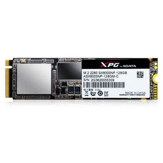 ADATA 威刚 XPG SX8000 PCIe M.2 2280 固态硬盘 256GB