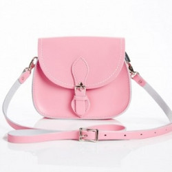 Zatchels Pastel Micro Saddle 女士斜挎包