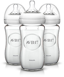 PHILIPS 飞利浦 AVENT 天然玻璃杯 8oz/240ml*3瓶*2套