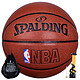 斯伯丁Spalding 64-287/74-601Y PU材质彩色运球人NBA比赛篮球