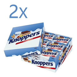 Knoppers 牛奶榛子巧克力威化饼干家庭装 24包*2盒