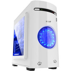 游戏悍将（FORGAME）熊出没小白 白色 Mini机箱（Micro-ATX/侧透/USB3.0/背线/33cm长显卡）