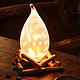 ゆらぎ照明 TAKIBI SKK1505T 日式木质篝火台灯