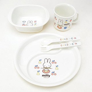  bellcot Miffy 米菲兔 BS-040 婴儿餐具套装