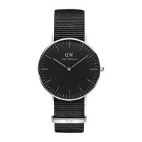 中亚Prime会员：Daniel Wellington CLASSIC BLACK系列 DW00100151 中性款时装腕表