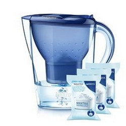 BRITA 碧然德 滤水壶 Marella XL 3.5L 一壶三芯 蓝色