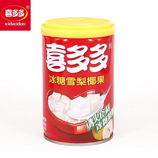 喜多多 冰糖雪梨椰果糖水果粒饮料 280g*15