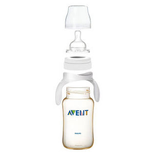 AVENT 新安怡 经典系列 SCF666/19 宽口径带把手奶瓶 330ml