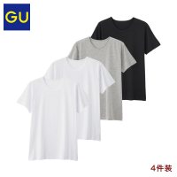 GU 极优 281397 男士短袖T恤 4件装