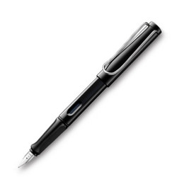 LAMY 凌美 safari 狩猎者系列 钢笔 F尖 亮黑色