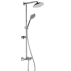 Hansgrohe 汉斯格雅 27215A 220Air Power 空气注入式淋浴管+皂碟