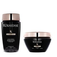 银联专享：KÉRASTASE 卡诗 黑钻凝时鱼子酱两件套（洗发水250ml+发膜200ml）