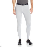 限S码：UNDER ARMOUR 安德玛 No Breaks ColdGear Infrared 男士跑步紧身长裤