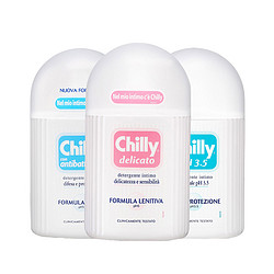 Chilly 按压私处洗液 组合装200ML*3 抑菌止痒