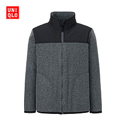 UNIQLO 优衣库 173330 男童摇粒绒拉链夹克