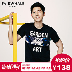 MARK FAIRWHALE 马克华菲 7161217100 男士T恤