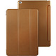 亿色(ESR)苹果iPad Air2/6保护套/壳 轻薄防摔/三折支架皮套 悦色系列 摩卡棕