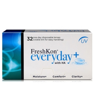 FreshKon 菲士康 EveryDay 日抛型隐形眼镜 32片*2盒 +诺思 隐形眼镜润滑液 15ml