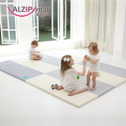 Alzipmat 4段折叠式 PU双色爬行垫 200G 200*140*4cm 三色可选
