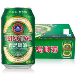 TSINGTAO 青岛啤酒 经典11度330ml*24听 整箱装