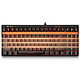 雷柏（Rapoo） V500S 背光机械游戏键盘 黑色 茶轴