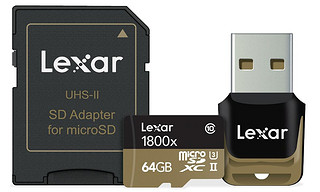 Lexar 雷克沙 Professional 1800x microSDXC存储卡 64GB 