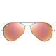 Ray·Ban 雷朋 Aviator 飞行员系列 RB3025-019/Z2 太阳镜 樱花粉色