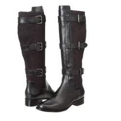 COLE HAAN Avalon Tall 女士真皮高筒靴