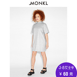 MONKI 0366700 男士高领T恤连衣裙 