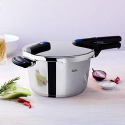 德国原装进口 菲仕乐（Fissler）Vitaquick新蓝点高压锅压力锅 6L（ 不带蒸屉）