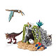 中亚prime会员：Schleich 思乐Dinosaur Play Set with Cave 恐龙模型套装