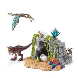 Schleich 思乐Dinosaur Play Set with Cave 恐龙模型套装