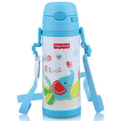 Fisher-Price 费雪 儿童吸管保温杯 400ml FP-8605B 蓝色*3