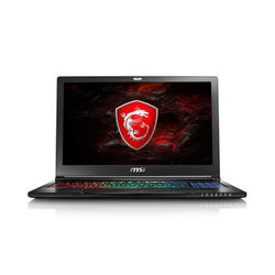 微星（MSI）GS63 7RE-018CN 15.6英寸游戏笔记本电脑 (i7-7700HQ 8G 1T+128GSSD GTX1050Ti WIN10 多彩) 黑